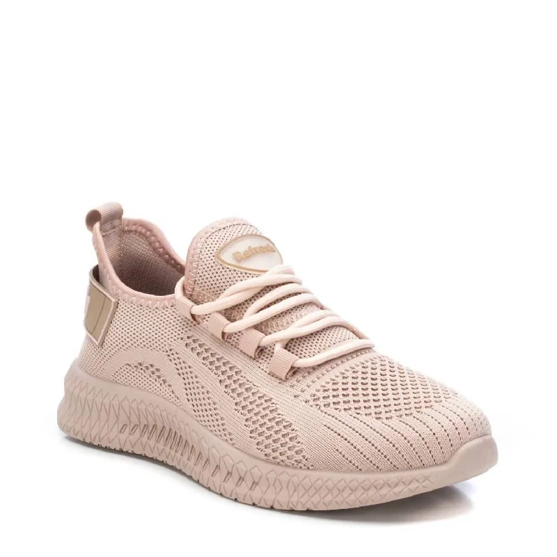 Women's Sneakers with Removable Insoles for Easy Cleaning and CustomizationWomen's Sneakers In Nude