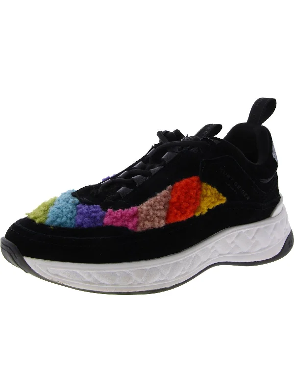 Water - Resistant Women's Hiking Sneakers with Traction Outsoles for Outdoor AdventuresWomens Suede Glitter Casual And Fashion Sneakers
