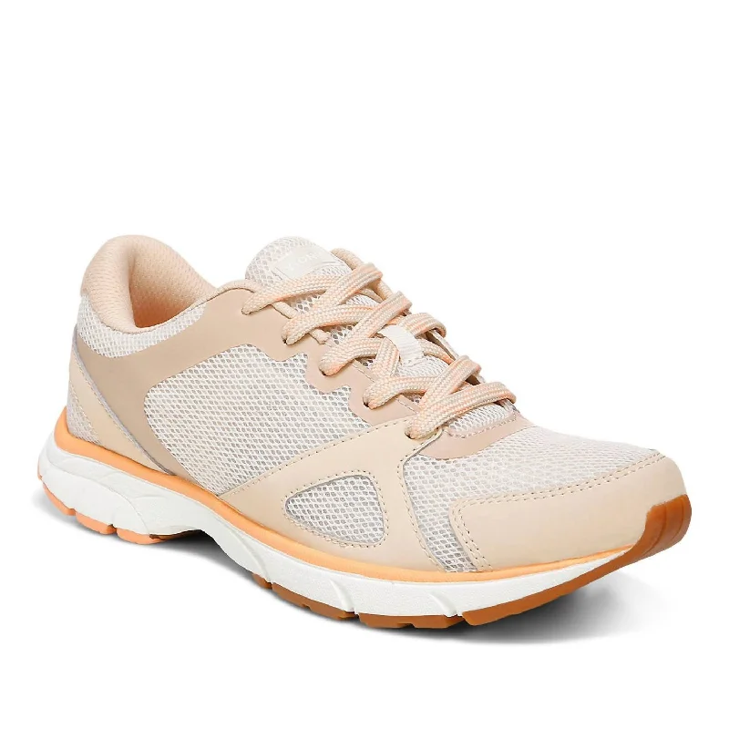 Low - Top Women's Tennis Sneakers in Bright Neon for a Pop of Color on the CourtWomen's Tokyo Sneaker - Medium Width In Cream